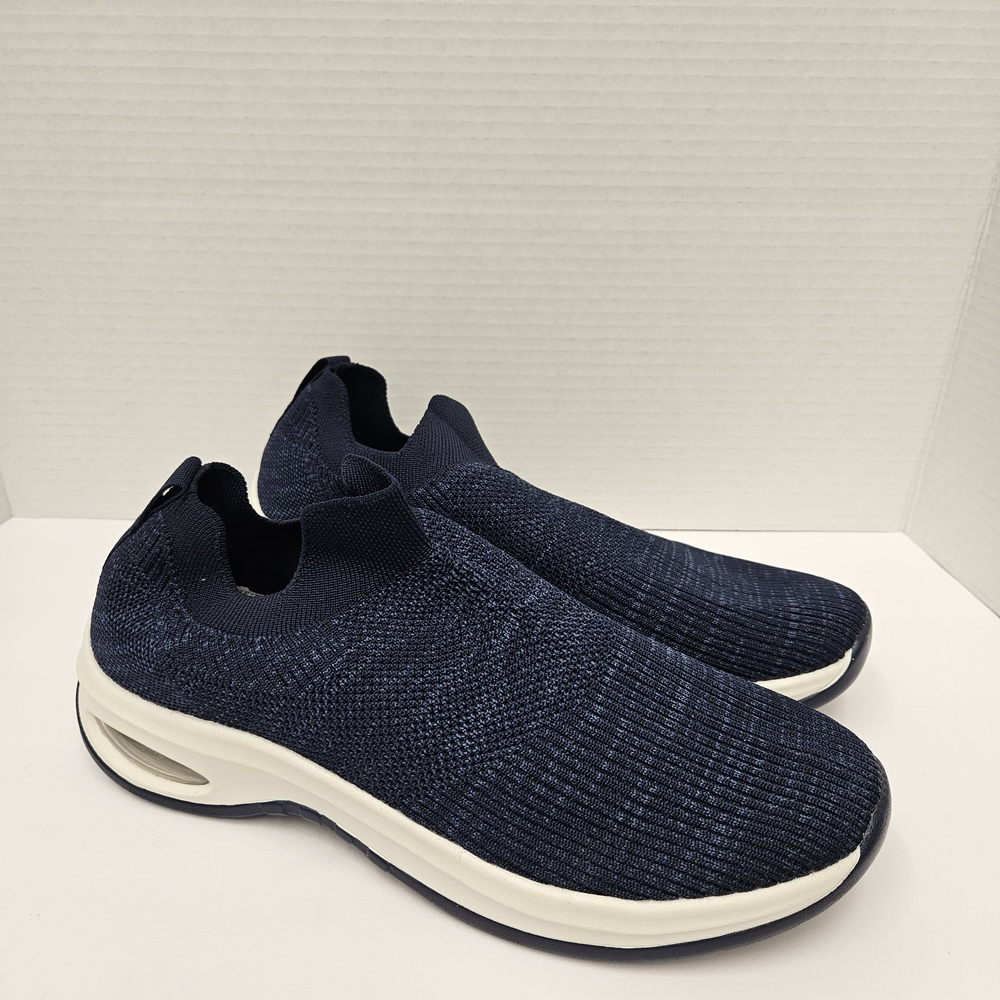 Men's Navy Slip-On Sneakers